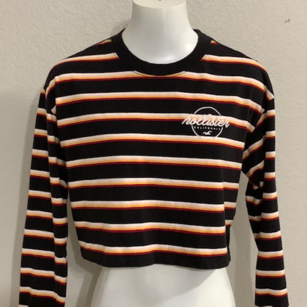 Hollister Stripe Crop Top
